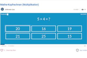 Cover: Mathe-Kopfrechnen (Multiplikation) | ZUM-Apps