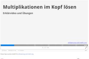 Cover: Multiplikationen im Kopf lösen | ZUM-Apps