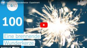 Cover: Brennende Wunderkerze - Experiment