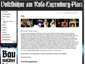 Cover: P14 - Jugendtheater der Volksbühne am Rosa-Luxemburg-Platz