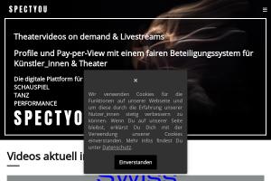 Cover: SPECTYOU - Theater on demand & Livestreams
