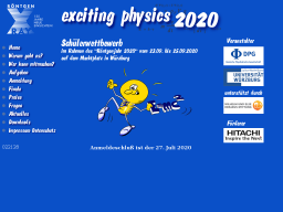 Cover: Exciting Physics Schülerwettberwerb