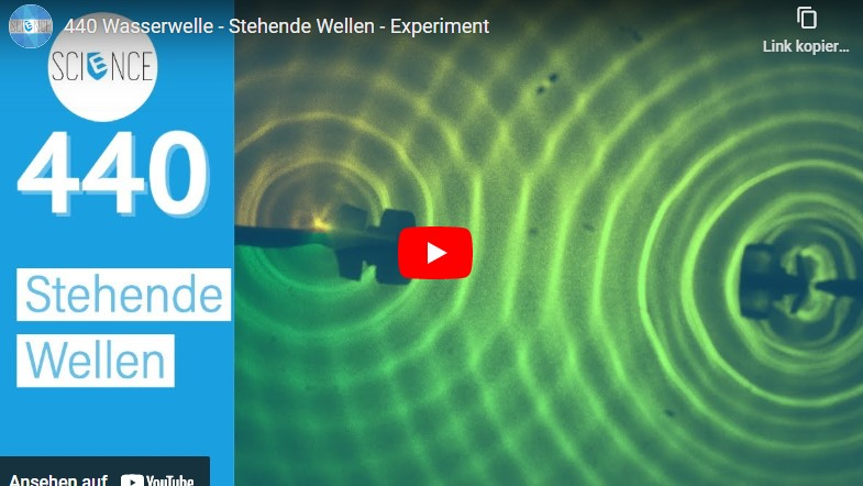 Cover: Wasserwelle - Stehende Wellen - Experiment