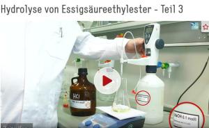 Cover: Hydrolyse von Essigsäureethylester - Teil 3