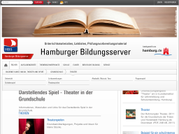 Cover: Theater in der Grundschule - Hamburger Bildungsserver