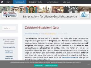 Cover: Zeitleiste Mittelalter | Quiz

