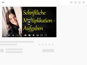Cover: Schriftlich multiplizieren Aufgaben - YouTube