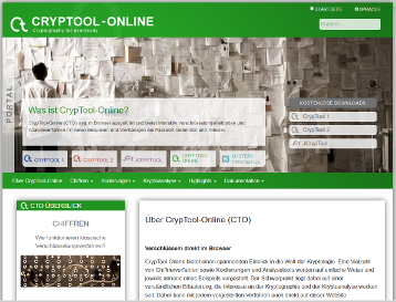 Cover: CrypTool.org Portal