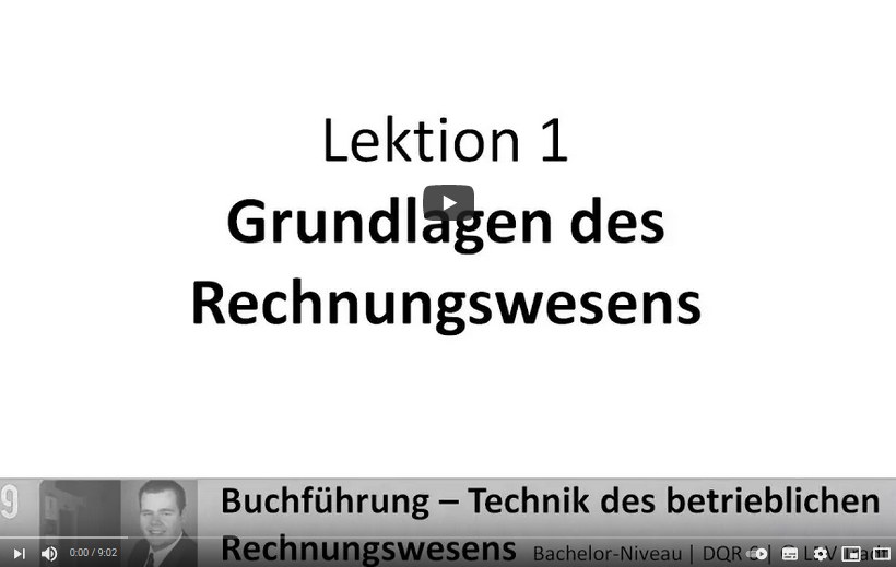 Cover: Grundlagen Rechnungswesen -  YouTube