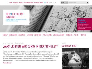 Cover: Georg Eckert Institut - Leibniz-Institut für internationale Schulbuchforschung