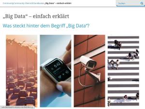 Cover: „Big Data“ – einfach erklärt