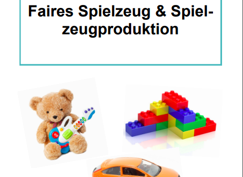 Cover: Faires Spielzeug & Spielzeugproduktion