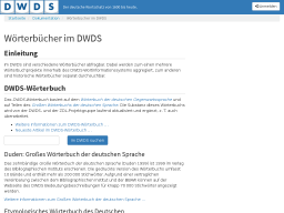 Cover: Digitales Wörterbuch der deutschen Sprache