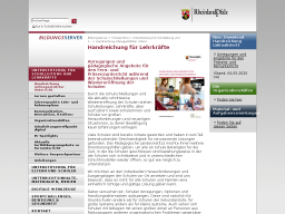 Cover: Bildungsserver Rheinland-Pfalz - Handreichung onlinegestützter Unterricht