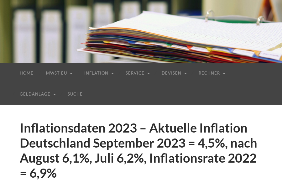 Cover: Inflationsrate in Deutschland - die Inflation 2022 ?%, 2021=3,1%