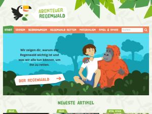 Cover: Abenteuer Regenwald – Schüler und Kids für den Regenwald 