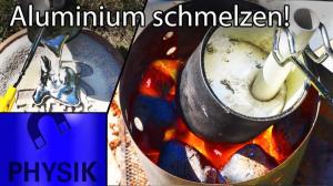 Cover: Aluminium schmelzen! - Recycling von Aluresten (Logo gießen)