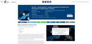 Cover: Genetik – Krankheitsbilder: molekulare/genetische Ursachen und therapeutische Möglichkeiten verstehen
