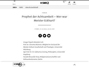 Cover: Prophet der Achtsamkeit – Wer war Meister Eckhart?
- SWR2