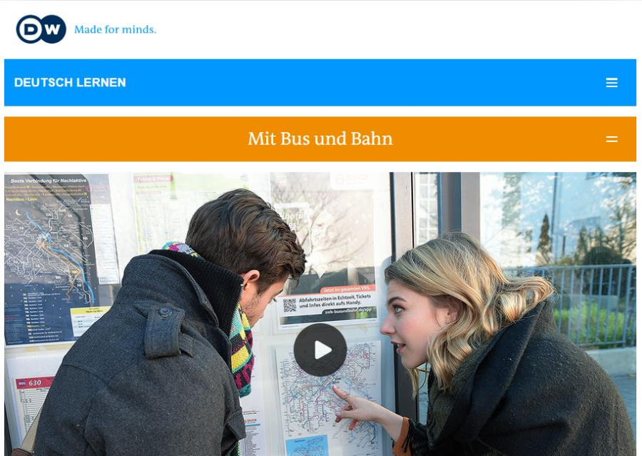 Cover: Mit Bus und Bahn | Nicos Weg A1 | learngerman.dw.com
