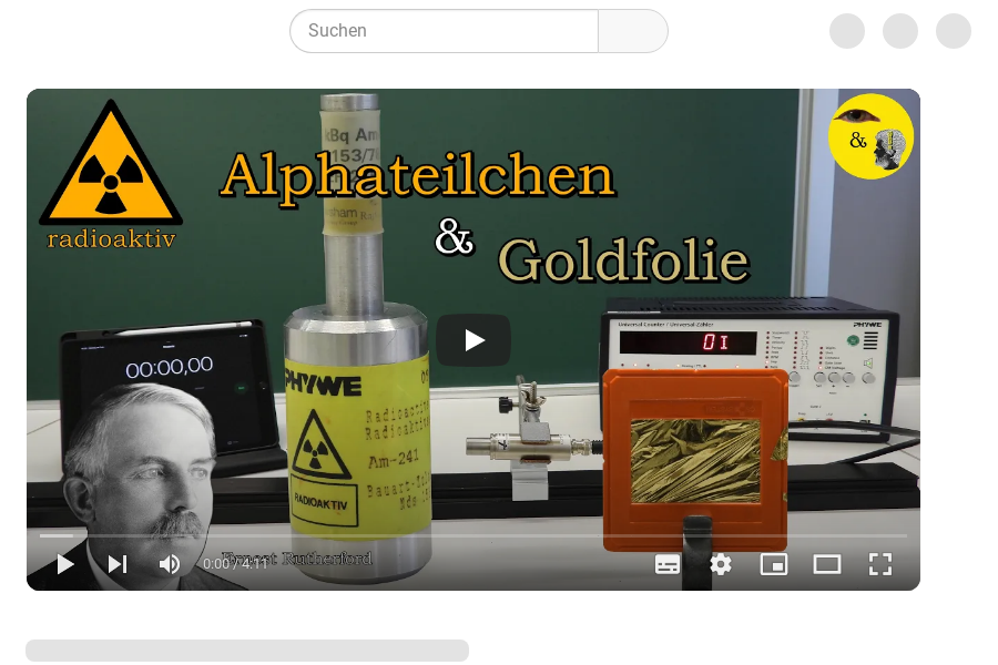 Cover: Alphateilchen & Goldfolie - Rutherford? | Sehen & Verstehen - YouTube