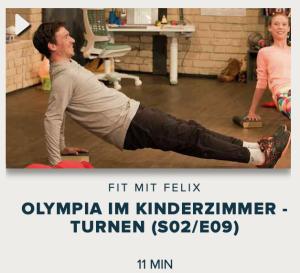Cover: Fit mit Felix : Olympia im Kinderzimmer - Turnen (S02/E09)