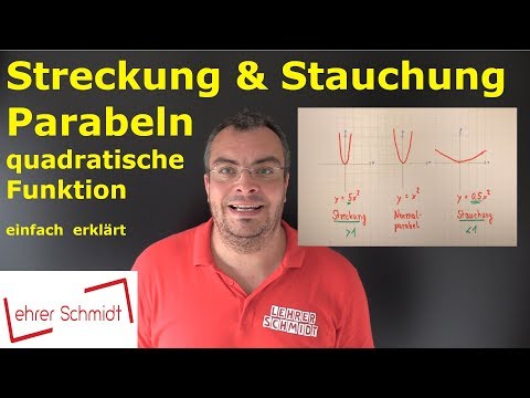 Cover: Parabel - quadratische Funktion | Streckung und Stauchung - einfach erklärt | Lehrerschmidt - YouTube