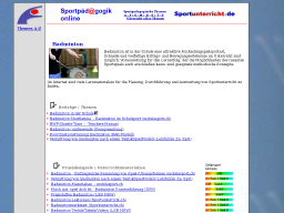 Cover: Thema Badminton - Sportpädagogik-Online - Sportunterricht.de