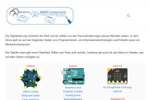 Cover: MINT-Unterricht mit Mikrocontrollern & Co.