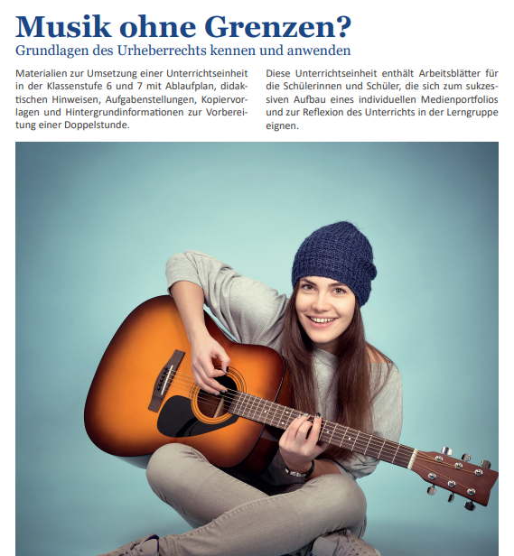 Cover: Musik ohne Grenzen? Unterrichtseinheit zum Thema 