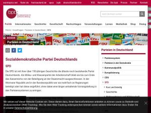 Cover: Parteien in Deutschland: SPD