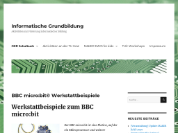 Cover: BBC micro:bit© Werkstattbeispiele – Informatische Grundbildung