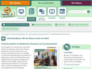 Cover: Mit der Klasse ins Netz! - Handbuch für Lehrerinnen und Lehrer