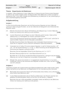 Cover: Abitur 2020 Physik eA I Ex Elektrik Niedersachsen