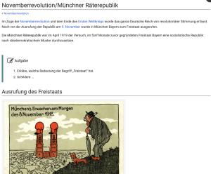 Cover: Novemberrevolution / Münchner Räterepublik | ZUM-Unterrichten
