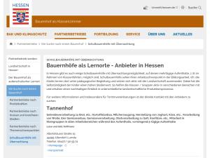 Cover: Bauernhöfe als Lernorte - Anbieter in Hessen | Bauernhof als Klassenzimmer