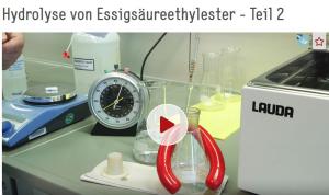 Cover: Hydrolyse von Essigsäureethylester - Teil 2