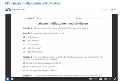 Cover: M5 Längen multiplizieren und dividieren | ZUM-Apps