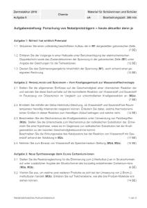 Cover: Schriftliche Abituraufgaben Niedersachsen 2018 Chemie Kurs auf erhöhtem Anforderungsniveau (eA) ohne Experimentieren Aufgabe 2