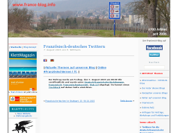 Cover: Französisch-deutsches Twittern - Der Frankreich-Blog 