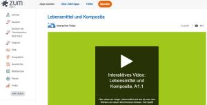 Cover: Lebensmittel und Komposita | ZUM-Apps