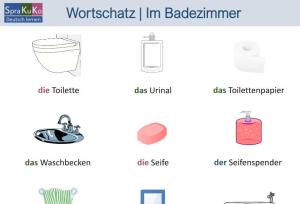 Cover: Im Badezimmer | Wortschatz 