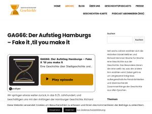 Cover: GAG66: Der Aufstieg Hamburgs - Fake it 'til you make it - Geschichten aus der Geschichte