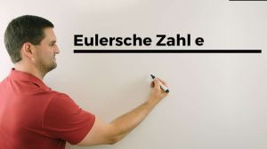 Cover: Eulersche Zahl e, Herleitung mit Differenzenquotient, e-Funktion | Mathe by Daniel Jung