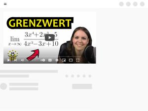 Cover: GRENZWERTE von gebrochen rationalen Funktionen berechnen – Verhalten im Unendlichen - YouTube