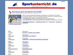 Cover: Sportunterricht.de - Informationen und Materialien zum Sportunterricht