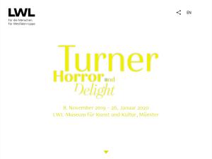 Cover: Turner | Horror and Delight | LWL Museum für Kunst und Kultur