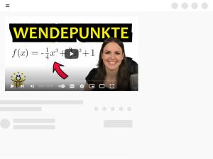 Cover: WENDEPUNKT berechnen – Wendestelle bestimmen - YouTube