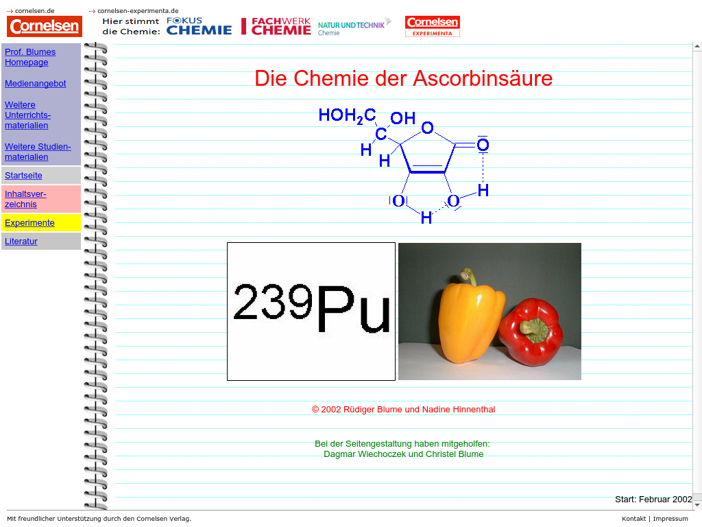 Cover: Ascorbinsäure & Vitamin C