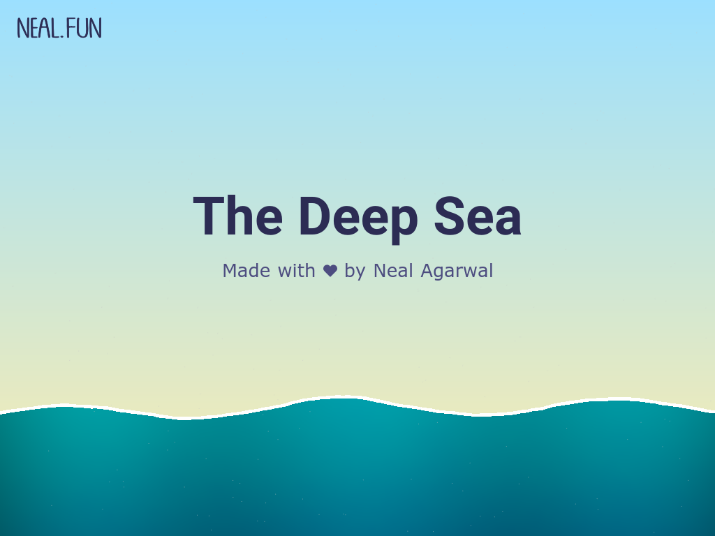 Cover: The Deep Sea